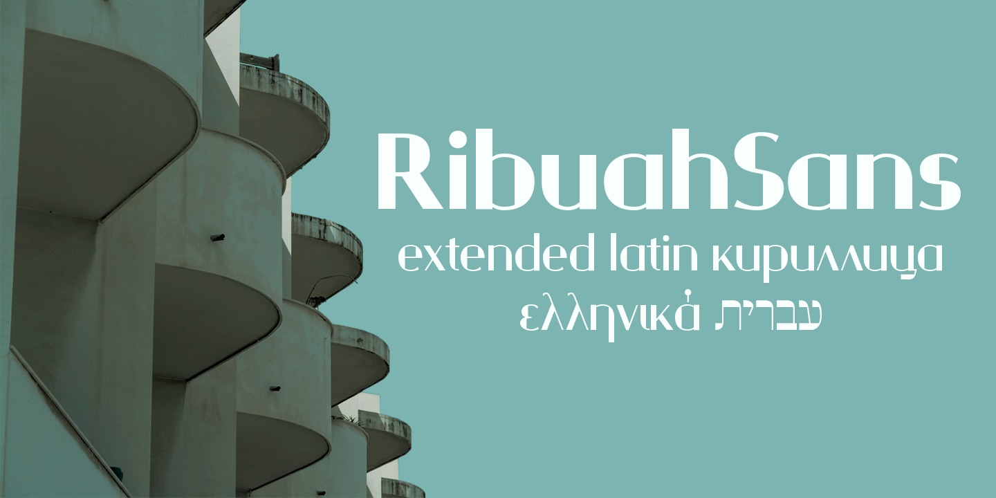 Ribuah Sans Font preview